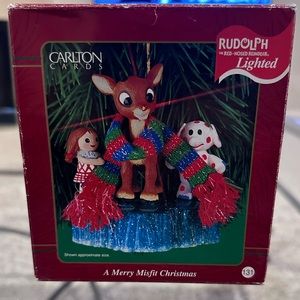 Vintage Carlton Cards A Merry Misfit Christmas ornament